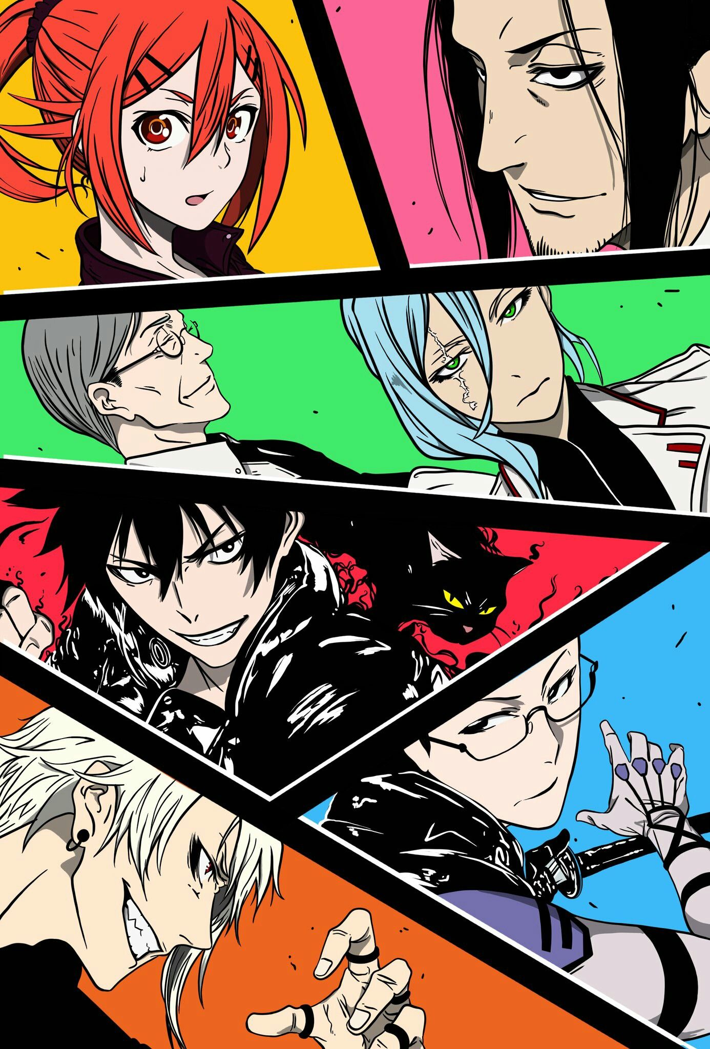 BLACK TORCH Anime Poster High Resolution Print Art