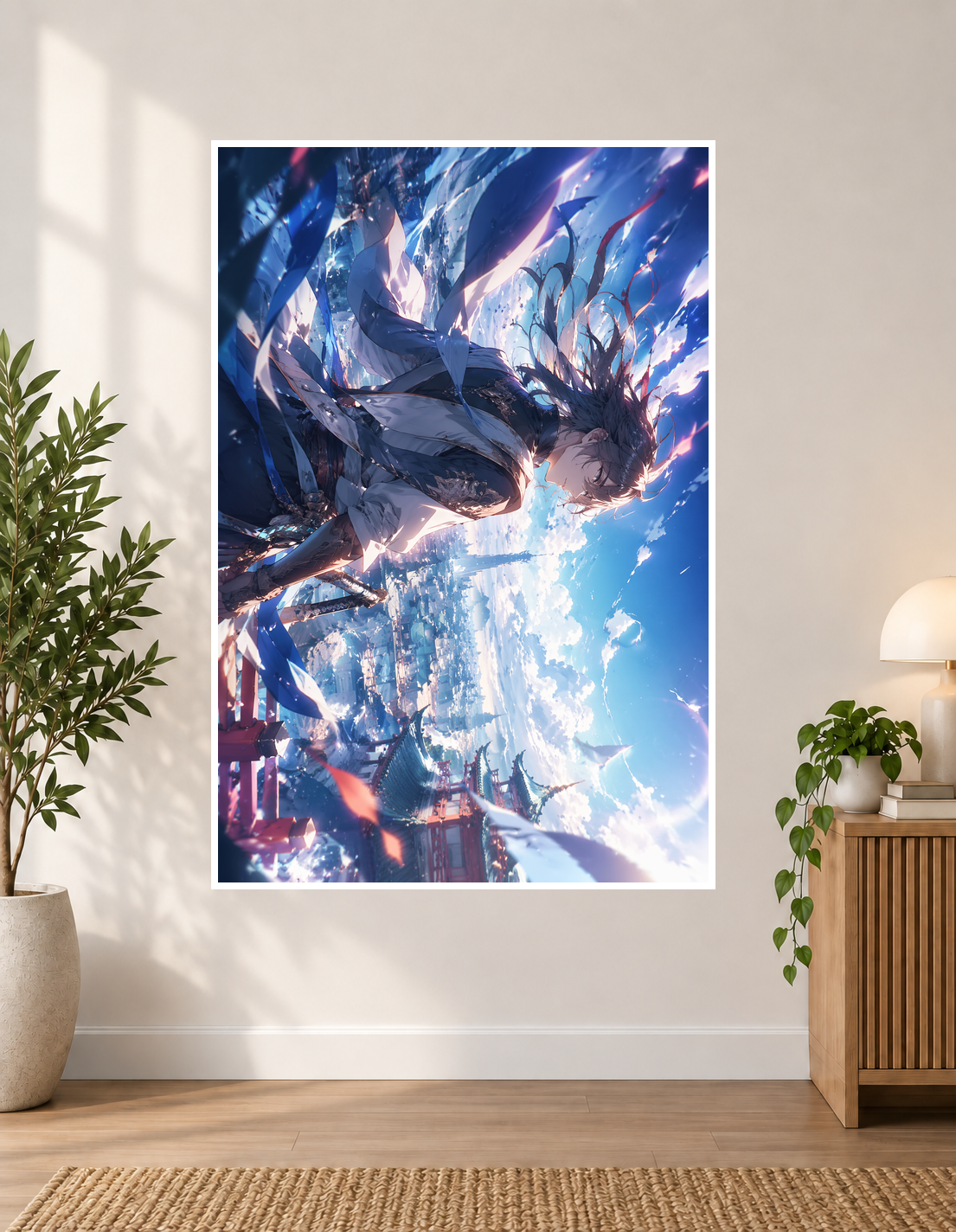 �Blue” by MILLENNIUM PARADE feat. Saya Gray, Daniel Caesar Anime Poster Preview 4