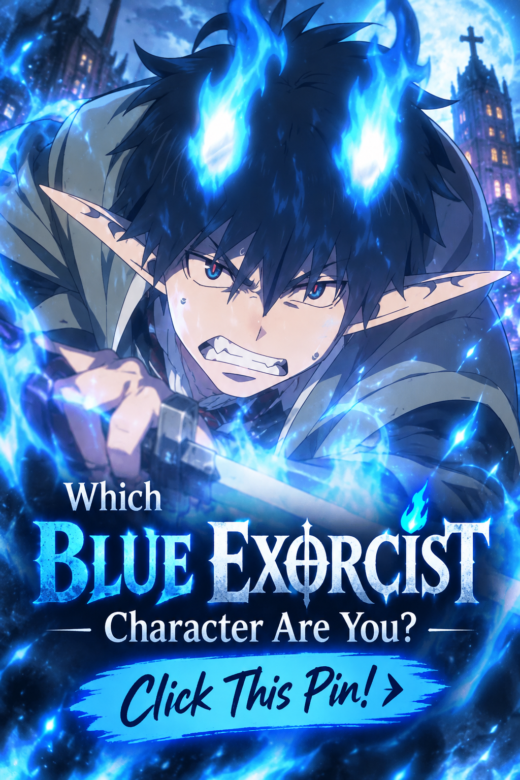 Blue Exorcist Anime Poster Design 3