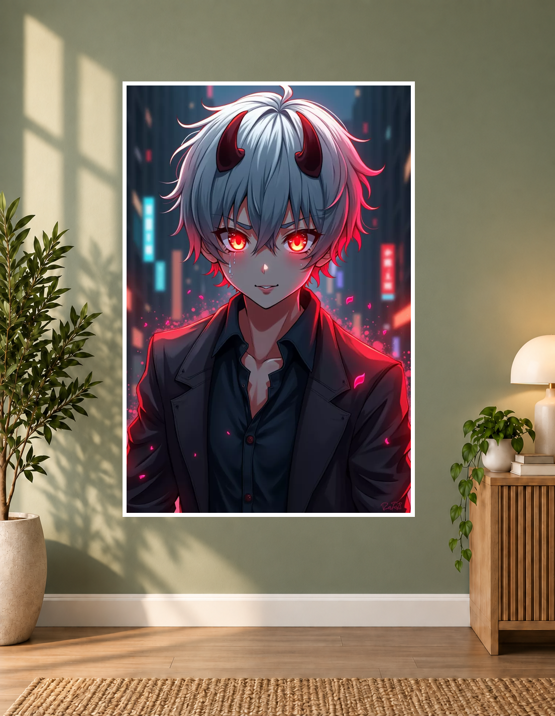 �Naita Akuma” by EMUNIMINI Anime Poster Preview 10