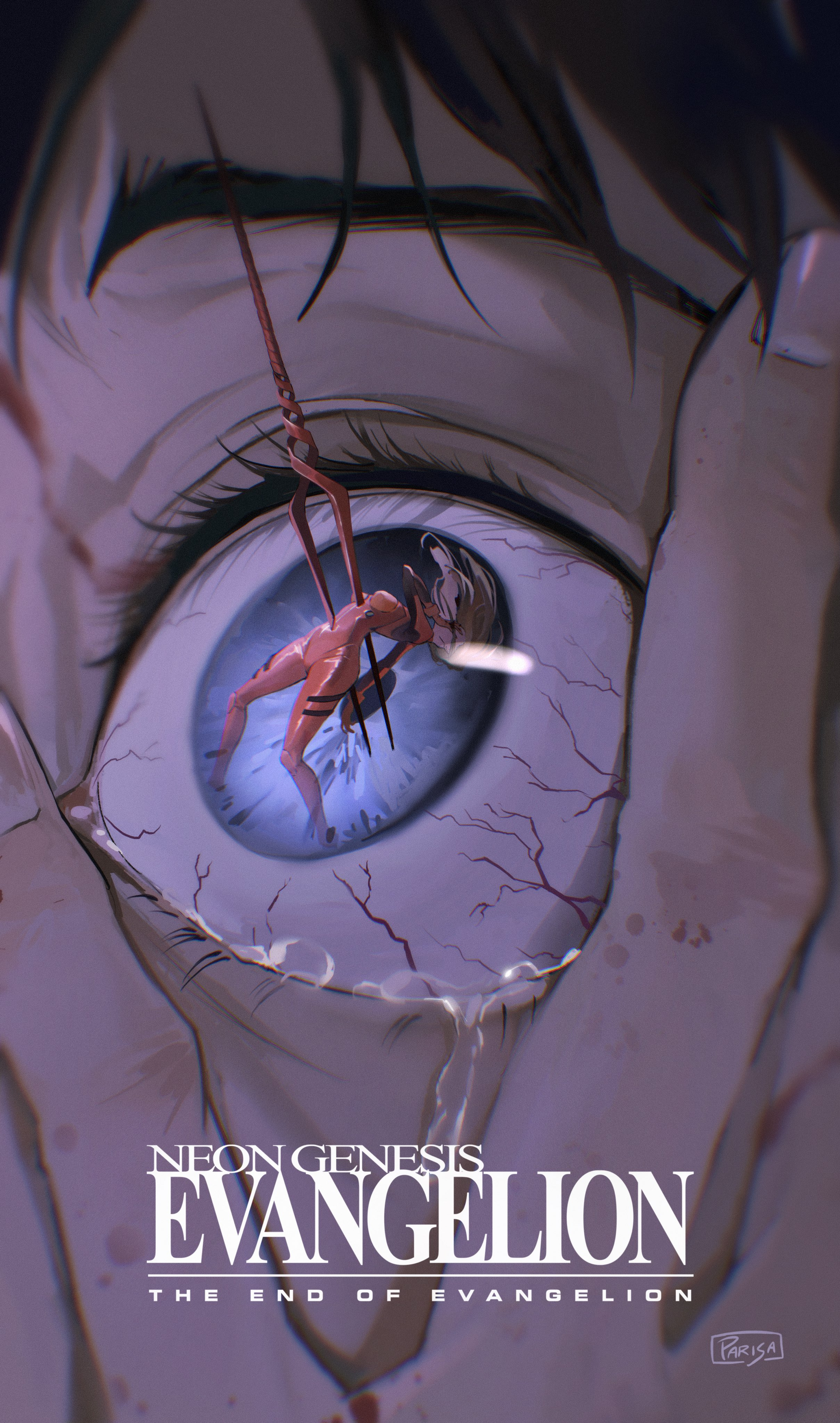 Neon Genesis Evangelion Anime Poster Design 3