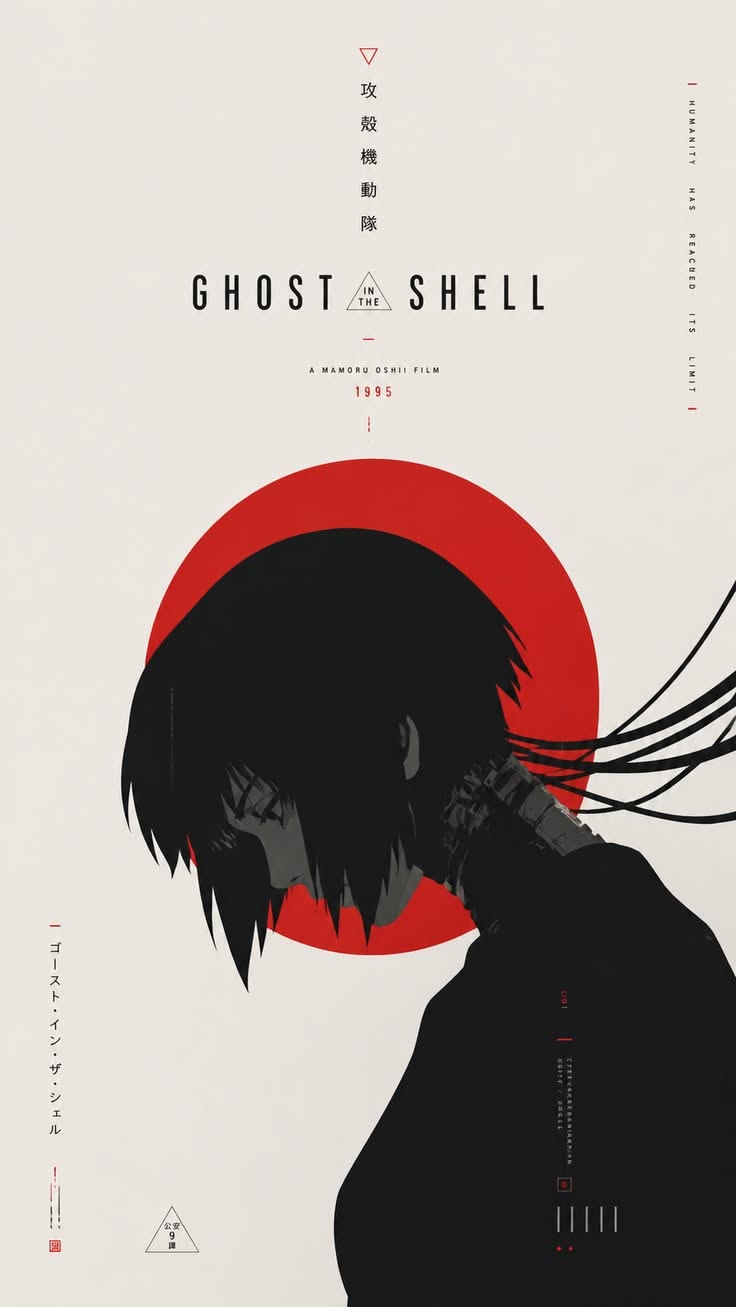 THE GHOST IN THE SHELL Anime Poster High Resolution Print Art