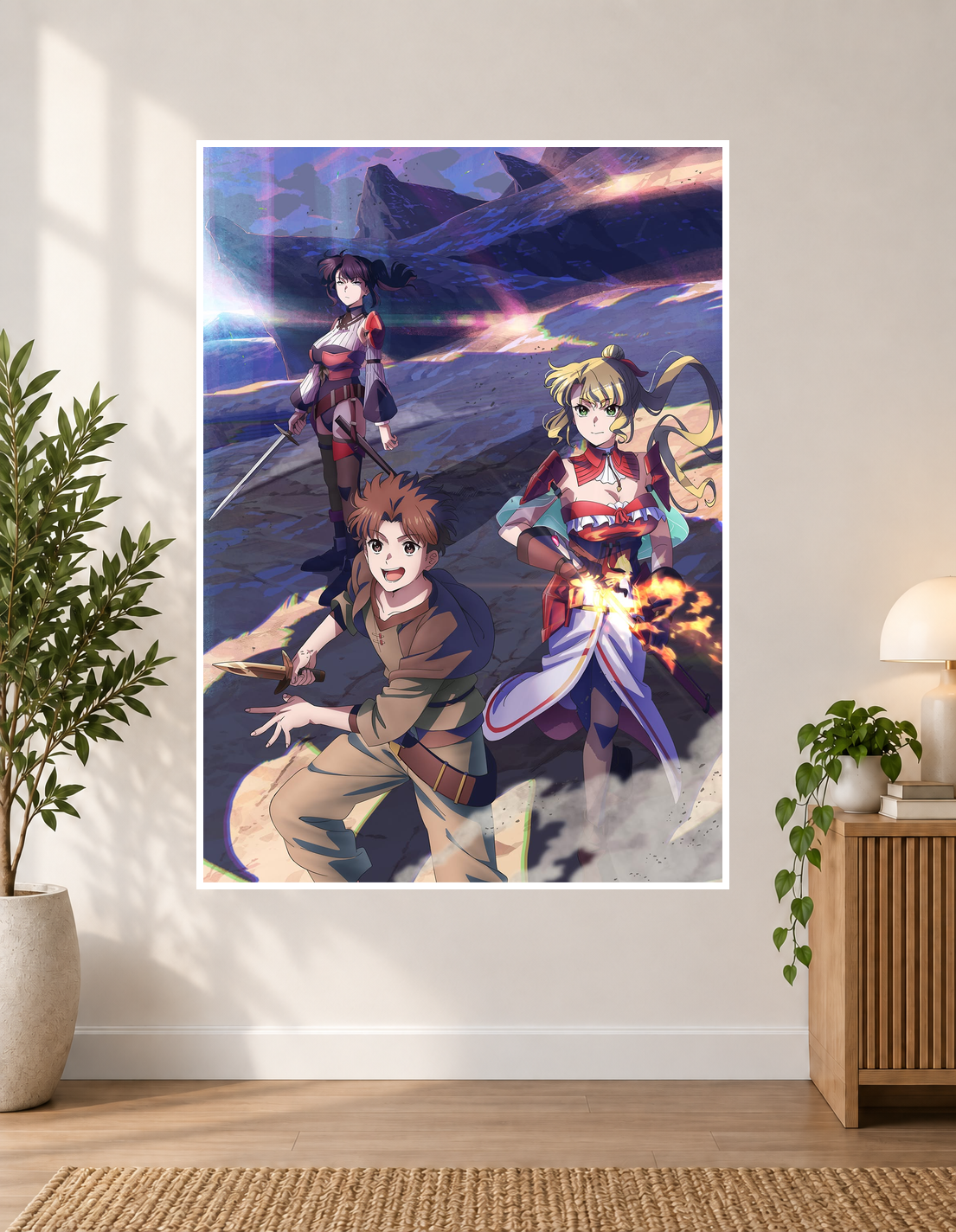 The Laid-Off Cheat-Granting Mage Enjoys a Second Lease on Life Anime Poster