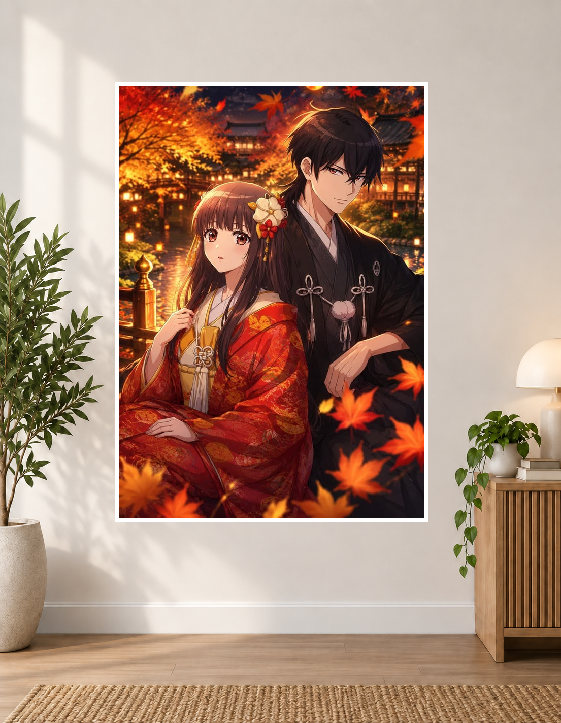 The Lonely Snow Widow and the Cursed Ring Anime Poster