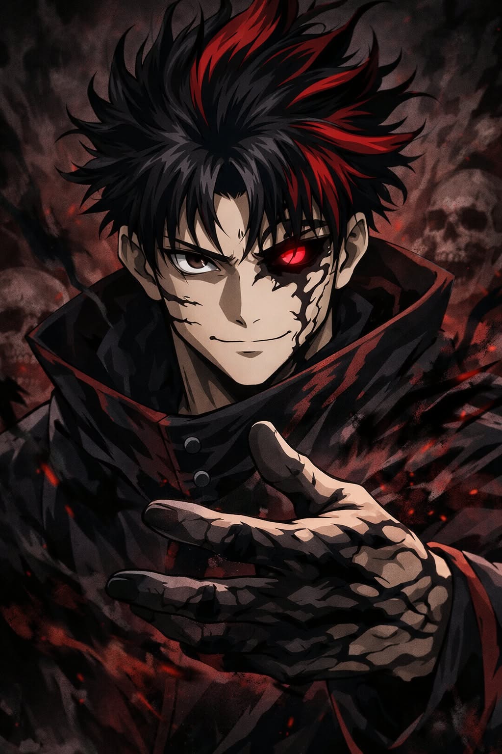 The Vermilion Mask Anime Poster High Resolution Print Art