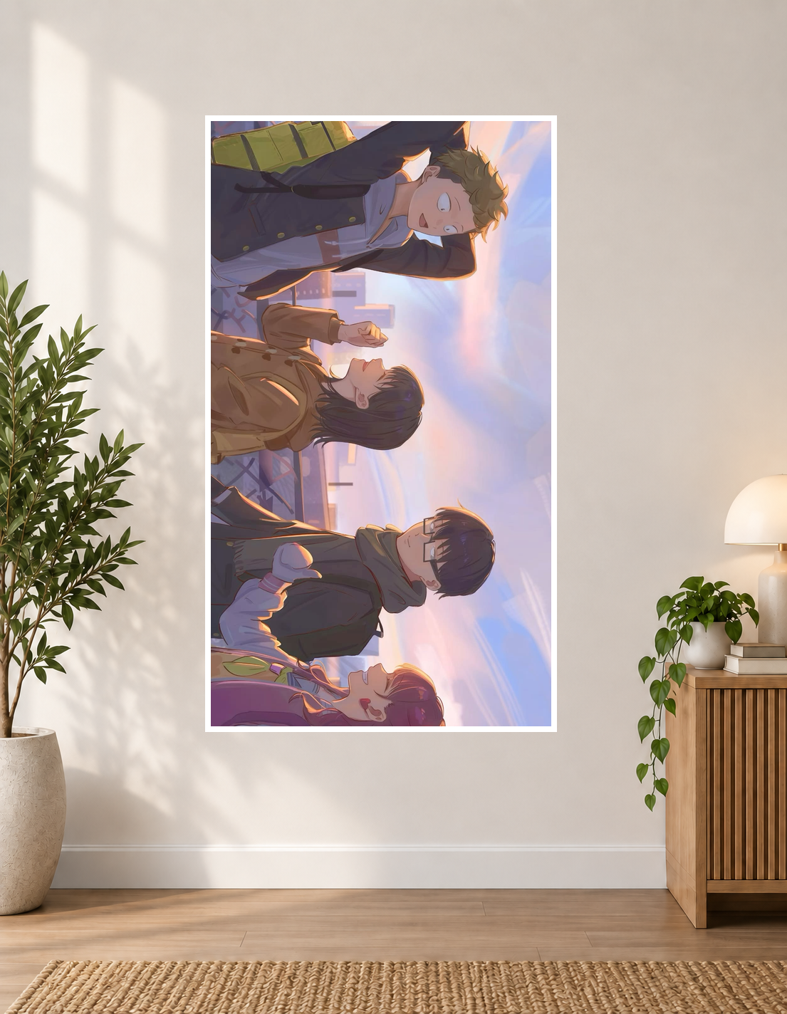 You and I Are Polar Opposites Anime Poster