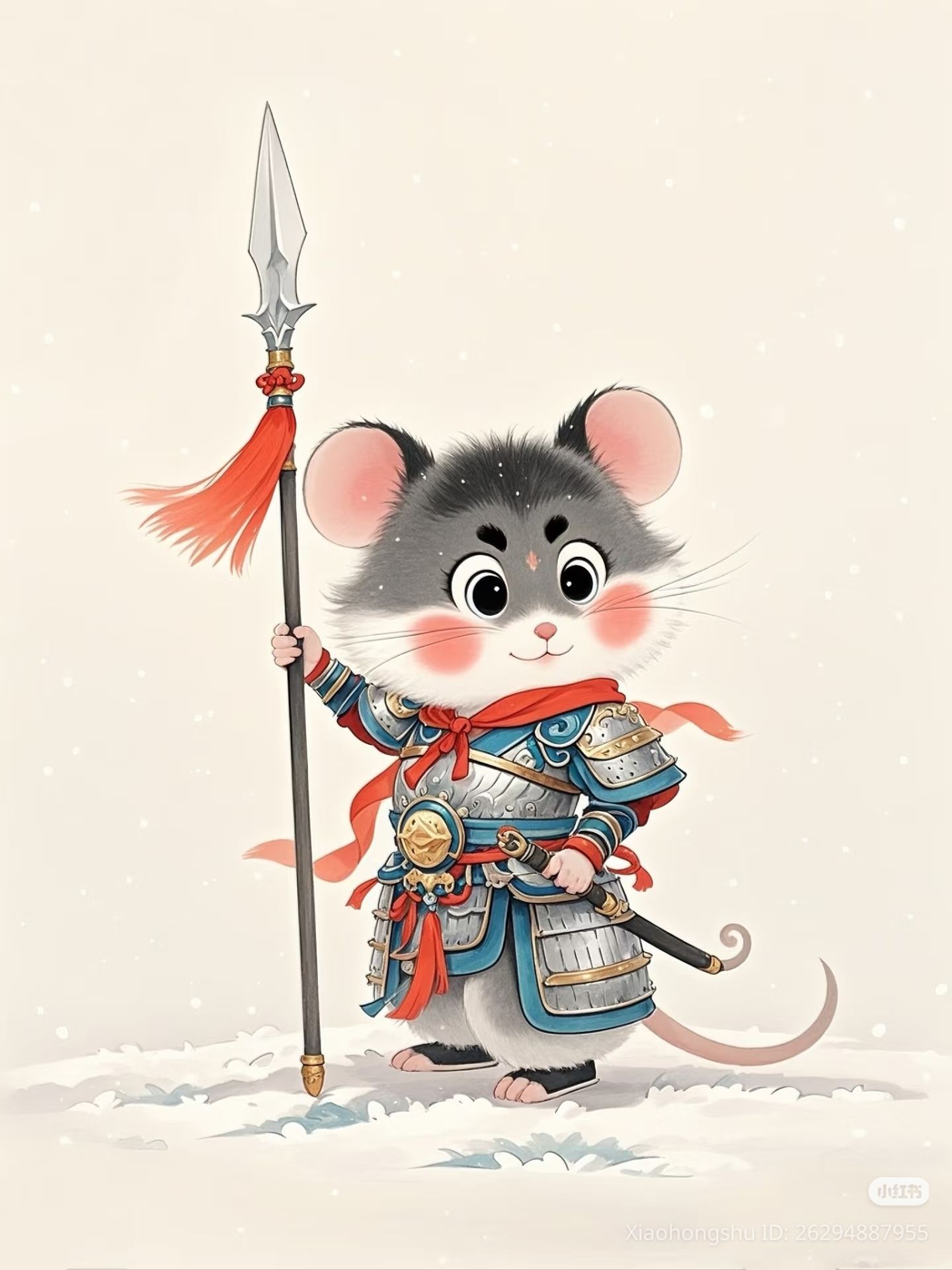 Little Mouse’s Red Vest Anime T-Shirts